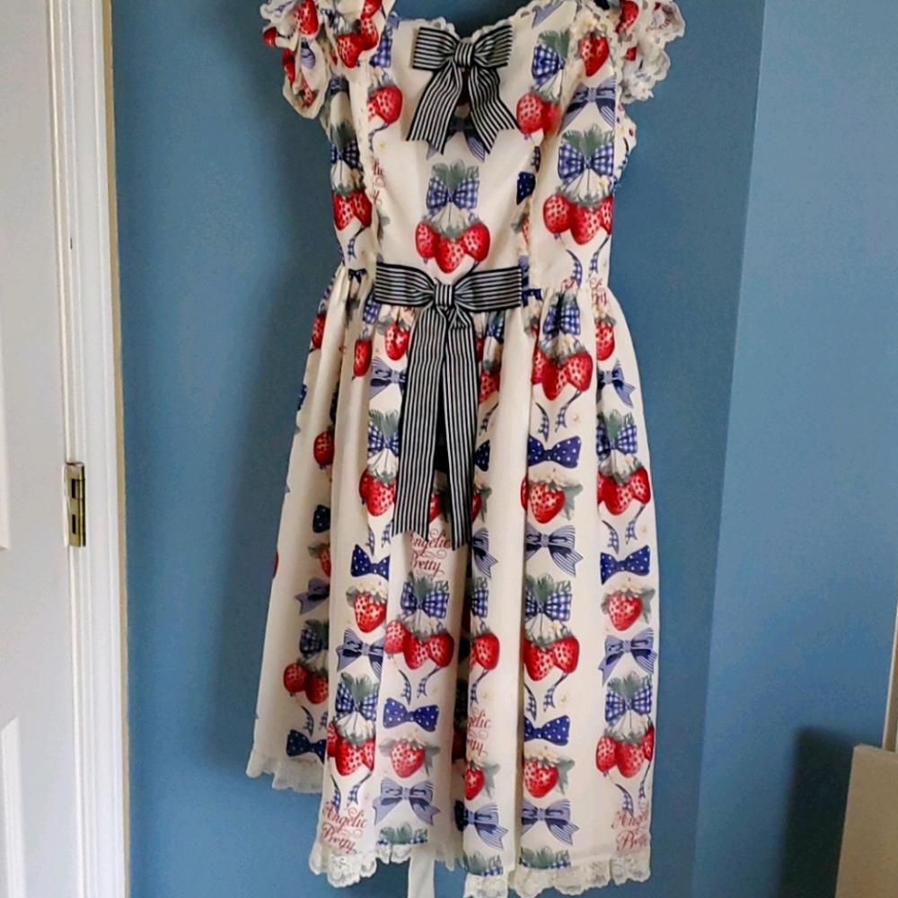 Strawberry print dress